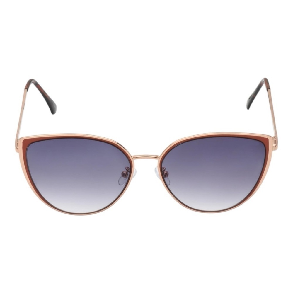 Vince Camuto Vintage Metal 100% Uv Protective Cat Eye Sunglasses Luxe Gift 57 Mm